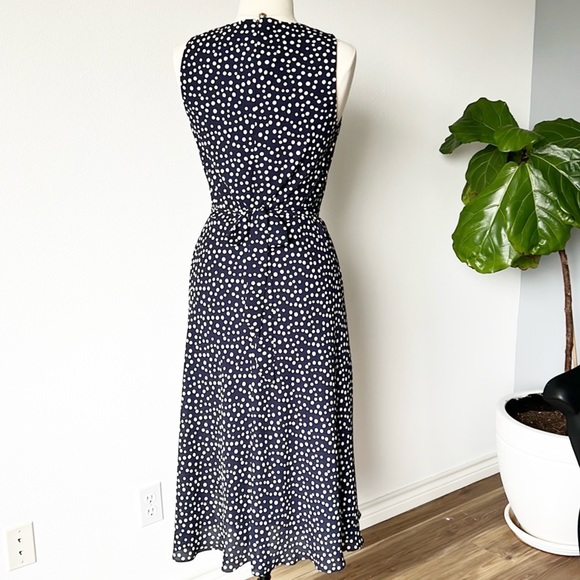 Lauren Ralph Lauren Polka Dot MIDI Dress - Picture 13 of 14